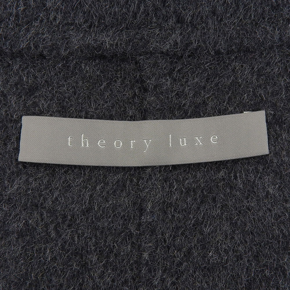 theory luxe セオリーリュクス 美品 ウールカシミヤ Moxie Olevia ダブルコート レディース グレー 38 03-4309601 24年製 コート