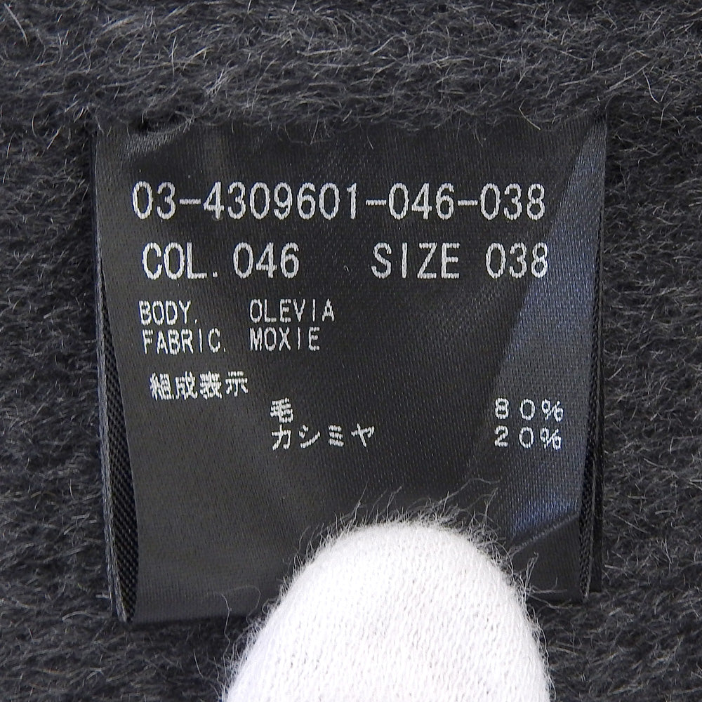 theory luxe セオリーリュクス 美品 ウールカシミヤ Moxie Olevia ダブルコート レディース グレー 38 03-4309601 24年製 コート