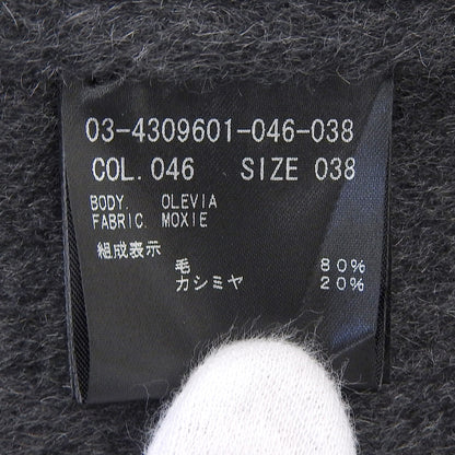 theory luxe セオリーリュクス 美品 ウールカシミヤ Moxie Olevia ダブルコート レディース グレー 38 03-4309601 24年製 コート