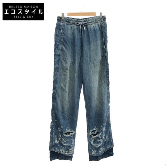 DIESEL ディーゼル A096393 ブルー ダメージ加工 デニムパンツ ボトムス