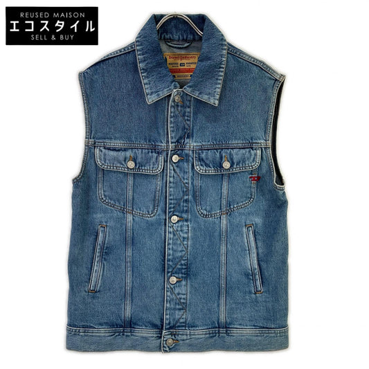 DIESEL ディーゼル A03872 ブルー D-BARCY-SM デニムベスト ジャケット ベスト