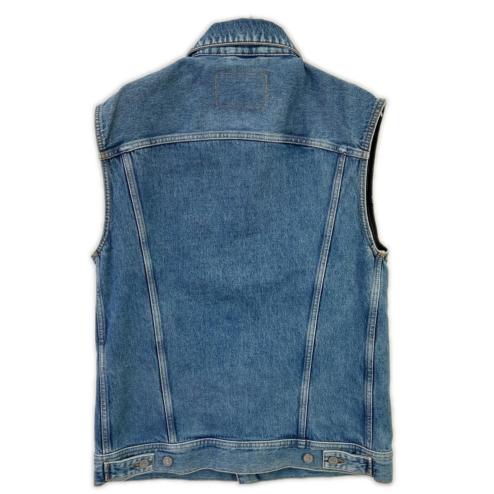 DIESEL ディーゼル A03872 ブルー D-BARCY-SM デニムベスト ジャケット ベスト
