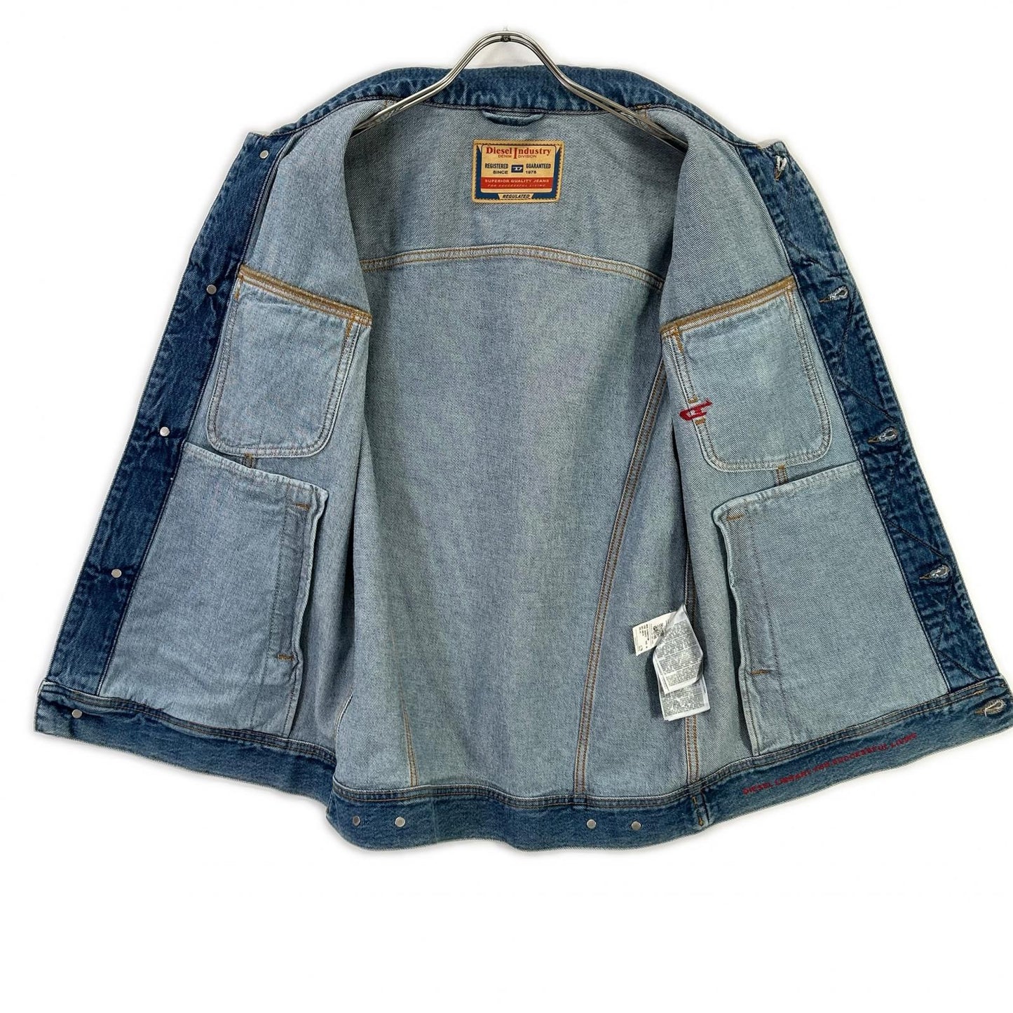 DIESEL ディーゼル A03872 ブルー D-BARCY-SM デニムベスト ジャケット ベスト
