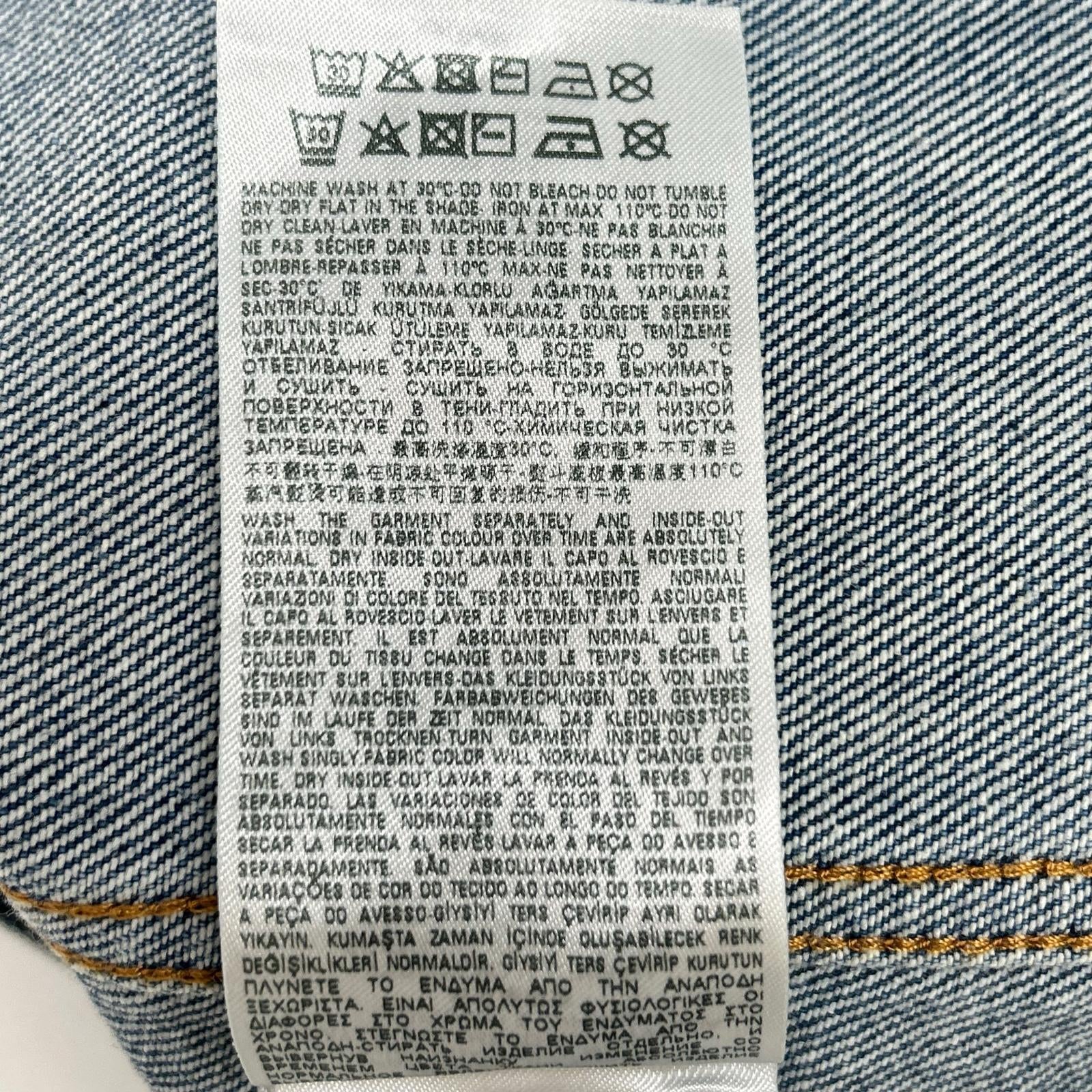 DIESEL ディーゼル A03872 ブルー D-BARCY-SM デニムベスト ジャケット ベスト