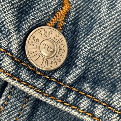 DIESEL ディーゼル A03872 ブルー D-BARCY-SM デニムベスト ジャケット ベスト