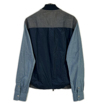 DIESEL BlackGold ディーゼルブラックゴールド ネイビー×ブルー 切り替え ジップアップジャケット ジャケット