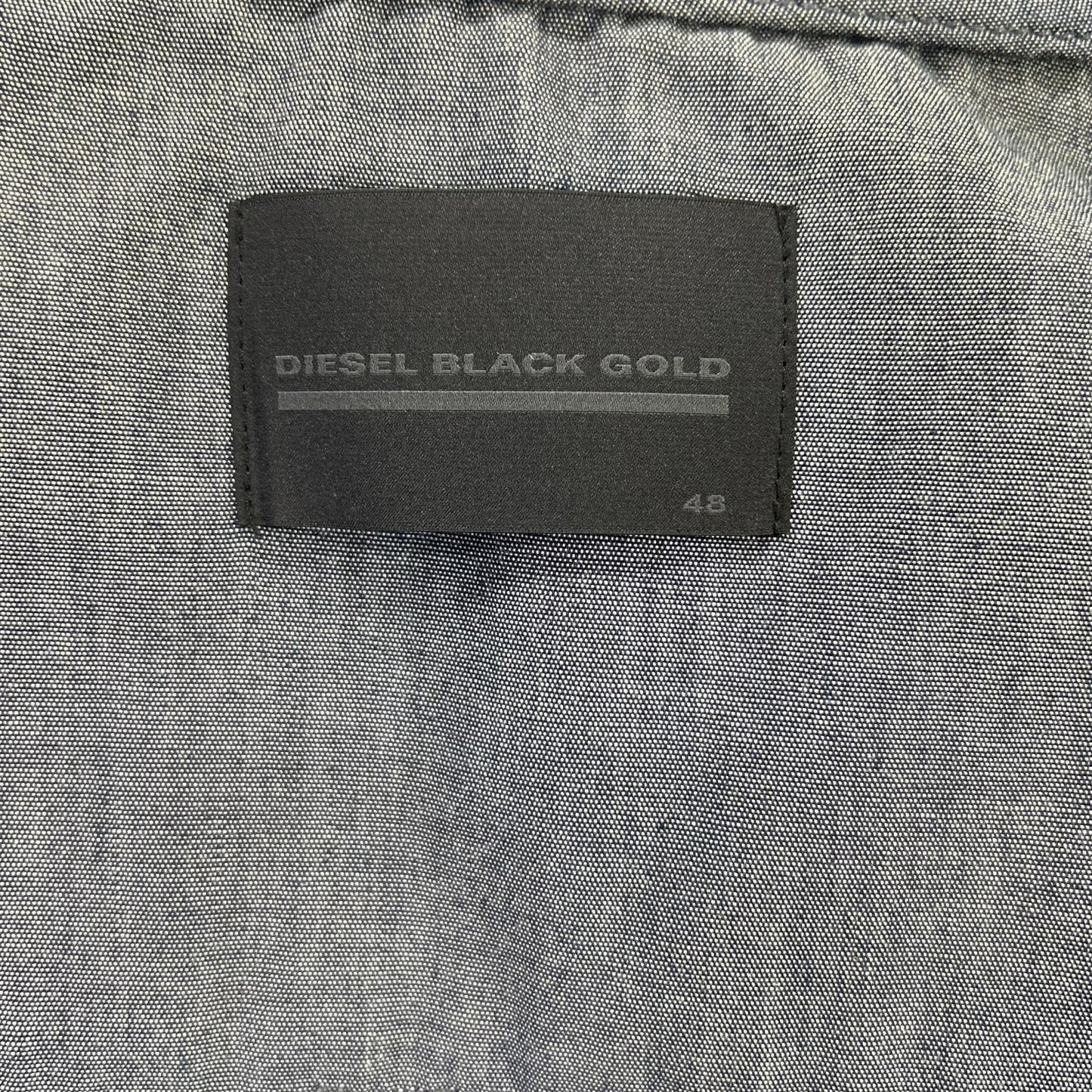 DIESEL BlackGold ディーゼルブラックゴールド ネイビー×ブルー 切り替え ジップアップジャケット ジャケット