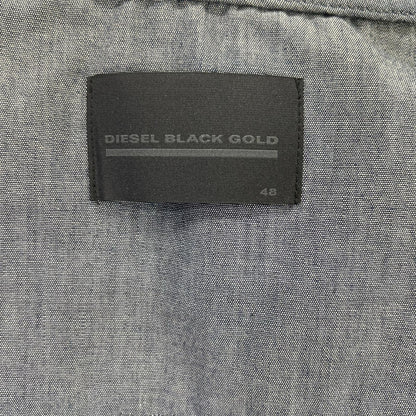 DIESEL BlackGold ディーゼルブラックゴールド ネイビー×ブルー 切り替え ジップアップジャケット ジャケット