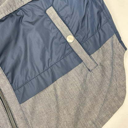 DIESEL BlackGold ディーゼルブラックゴールド ネイビー×ブルー 切り替え ジップアップジャケット ジャケット