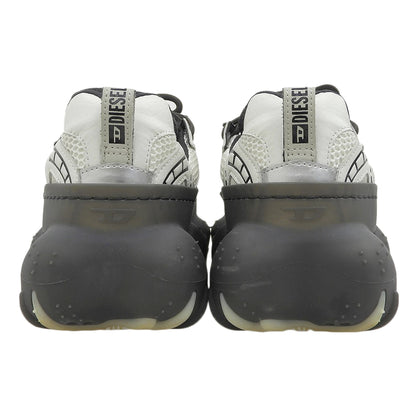 DIESEL ディーゼル 美品 S-PROTOTYPE P1 スニーカー シューズ メンズ ブラック×ホワイト 26.5cm Y03135 シューズ
