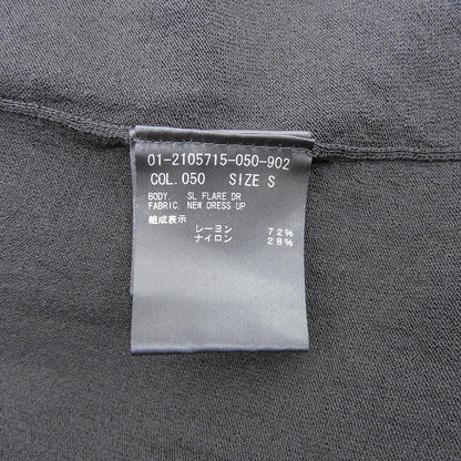 Theory セオリー New Dress Up SL Flare DR ノースリーブ ニットワンピース レディース 黒 ブラック S ワンピース