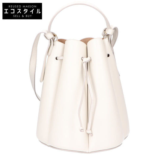 POLENE ポレーヌ 【新品同様】Numero Huit Number Eight フルグレインカーフ カヌレバッグ ハンドバッグ
