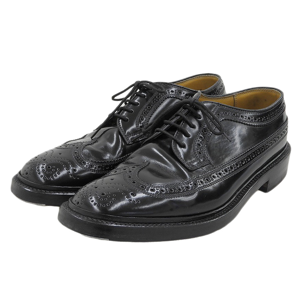 REGAL Regal Imperial Grade wingtip shell cordovan shoes men's black 24.5cm 2113 shoes