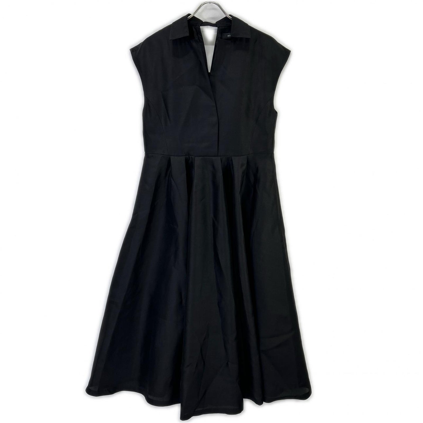 ADORE アドーア 【BLACK LABEL】531-6140352 26SS ブラック シルクダブルクロスワンピース ワンピース