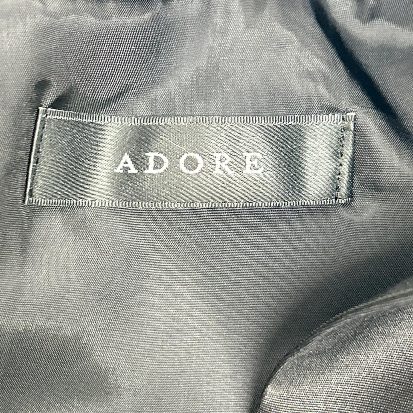 ADORE アドーア 【BLACK LABEL】531-6140352 26SS ブラック シルクダブルクロスワンピース ワンピース