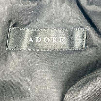 ADORE アドーア 【BLACK LABEL】531-6140352 26SS ブラック シルクダブルクロスワンピース ワンピース