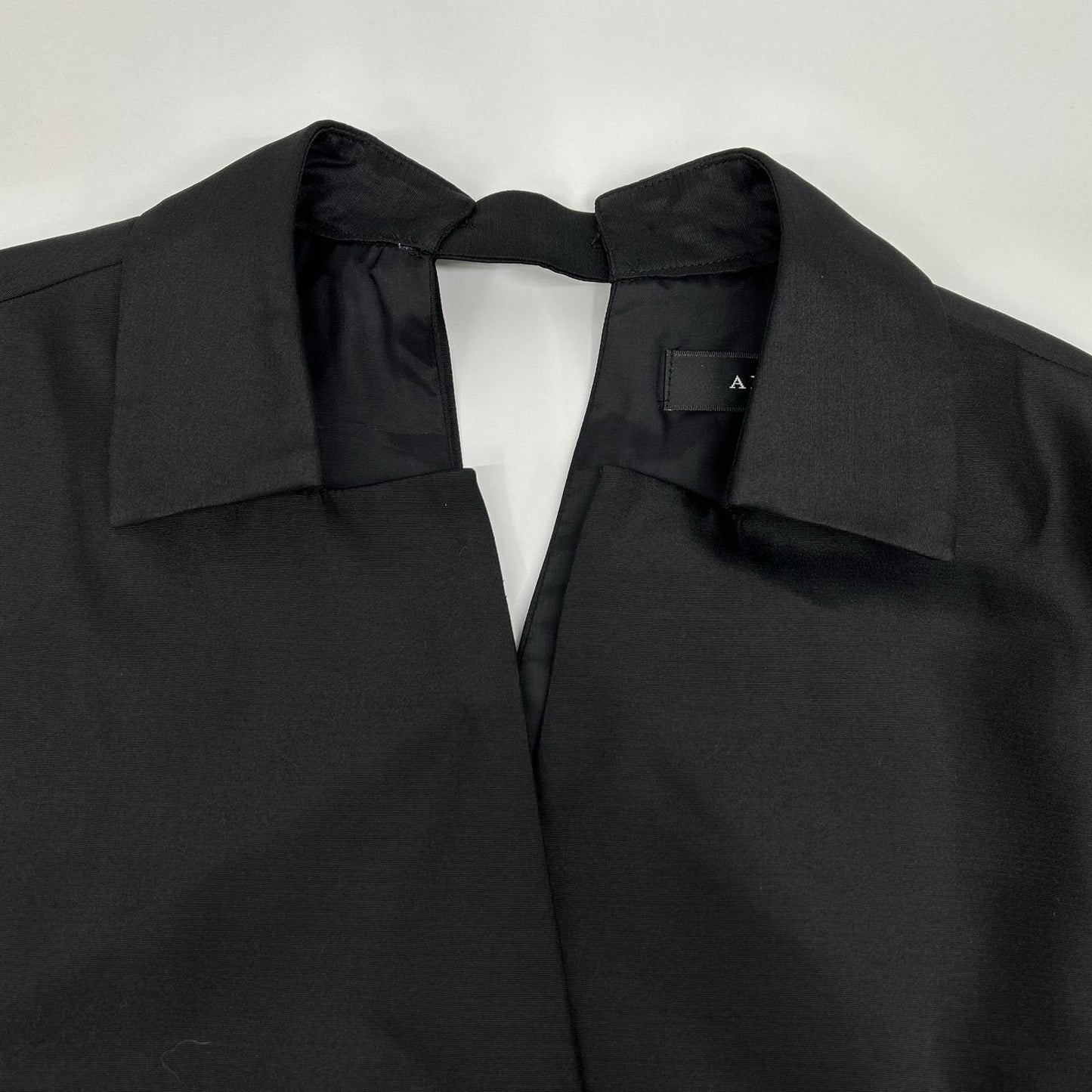 ADORE アドーア 【BLACK LABEL】531-6140352 26SS ブラック シルクダブルクロスワンピース ワンピース