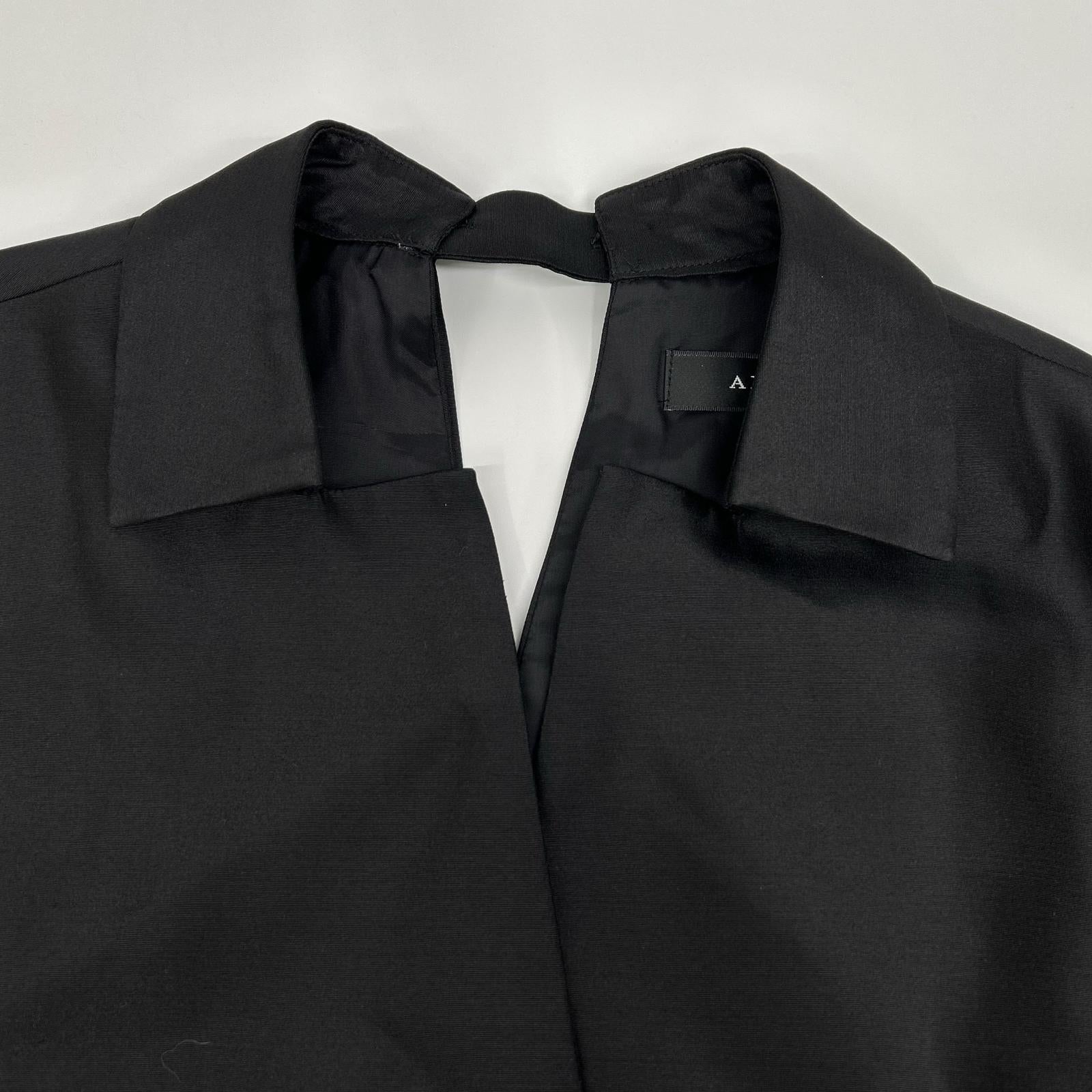 ADORE アドーア 【BLACK LABEL】531-6140352 26SS ブラック シルクダブルクロスワンピース ワンピース