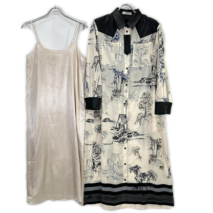 ADORE アドーア 531-6140102 26SS アイボリー サウダージプリントワンピース ワンピース
