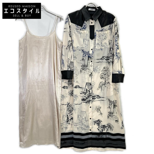 ADORE アドーア 531-6140102 26SS アイボリー サウダージプリントワンピース ワンピース