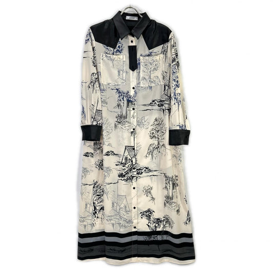 ADORE アドーア 531-6140102 26SS アイボリー サウダージプリントワンピース ワンピース
