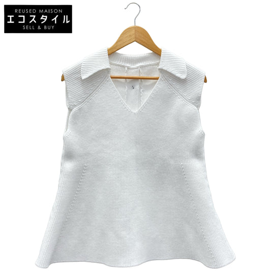 ADORE アドーア 531-6170224 26SS ホワイト エアーストレッチ トップス