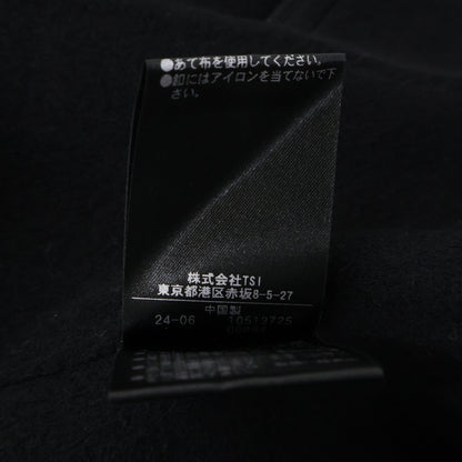 ADORE アドーア 531-4252902 24年製 ブラック ソリッドウールリバーロングコート コート