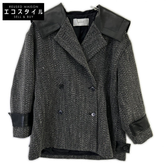 ADORE アドーア 531-4250104 24年製 グレー スパングルツイードジャケット ジャケット