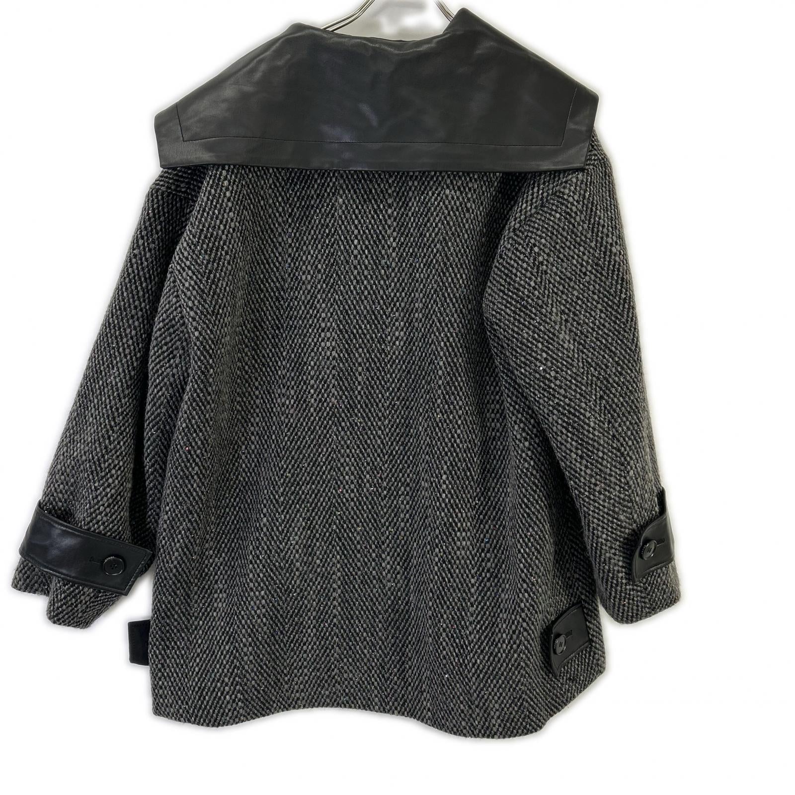 ADORE アドーア 531-4250104 24年製 グレー スパングルツイードジャケット ジャケット
