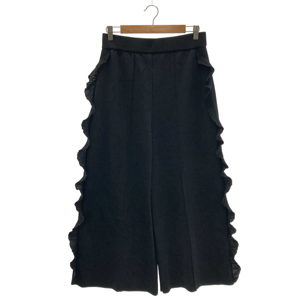 ADORE アドーア 531-4173525 24年製 ブラック ラッフルニットパンツ ボトムス