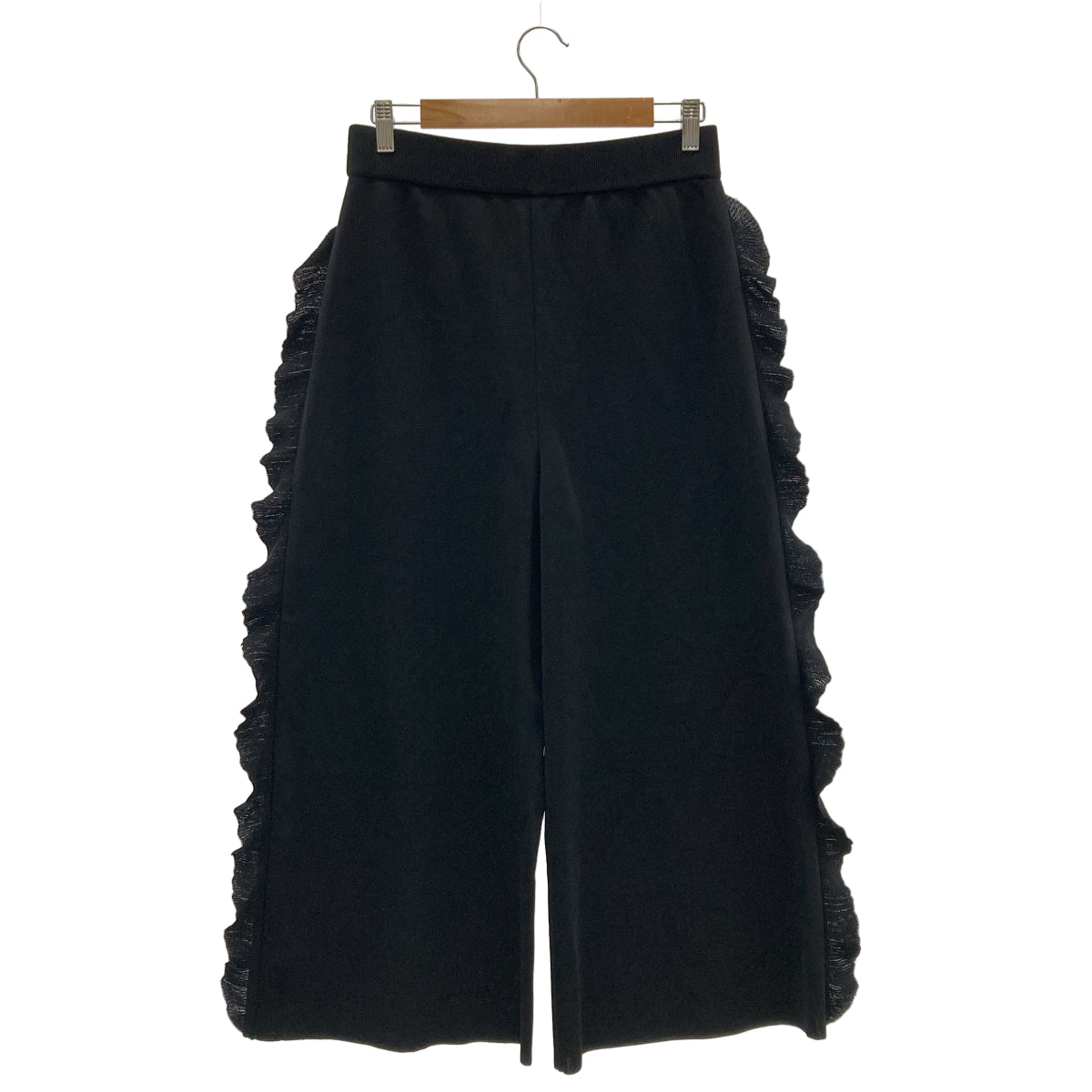 ADORE アドーア 531-4173525 24年製 ブラック ラッフルニットパンツ ボトムス