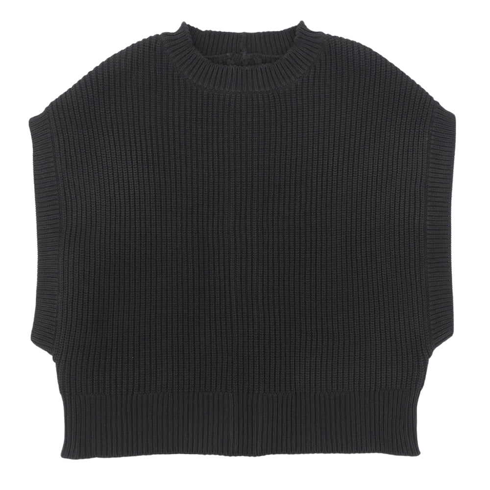 ADORE アドーア 美品 エアーストレッチニットベスト レディース ブラック 38 531-3270811 ベスト