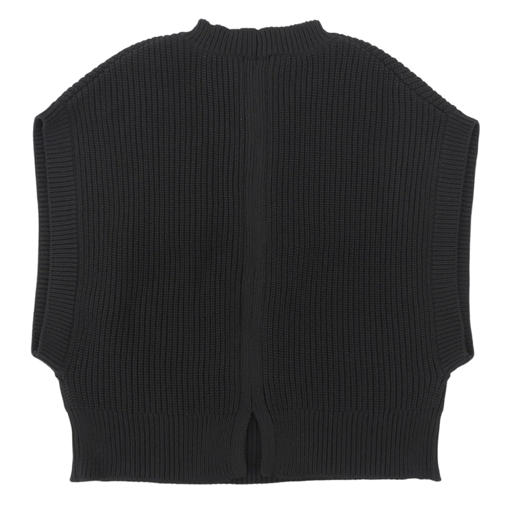 ADORE アドーア 美品 エアーストレッチニットベスト レディース ブラック 38 531-3270811 ベスト