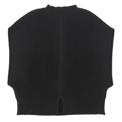 ADORE アドーア 美品 エアーストレッチニットベスト レディース ブラック 38 531-3270811 ベスト