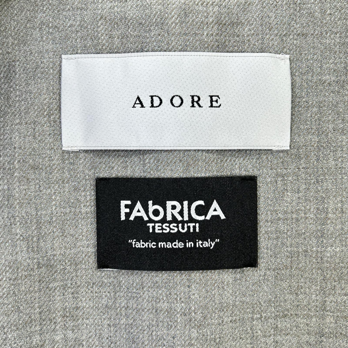 ADORE アドーア 531-2250003 グレー 【FAbRICA】使用 シャギーチェックジレ コート