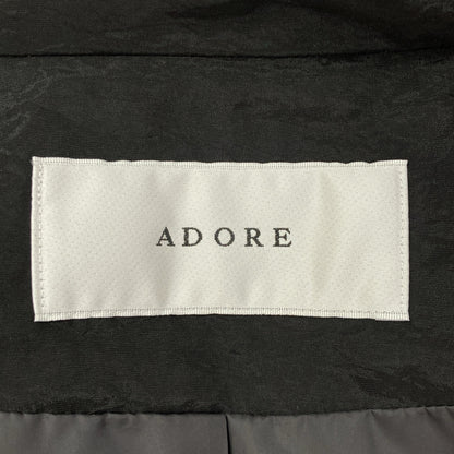 ADORE アドーア 531-2250805 ブラック ブラックシアーパティングベスト ジャケット