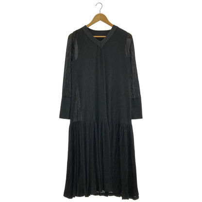 ADORE アドーア 531-1140313 ブラック シアーランダムニットワンピース トップス