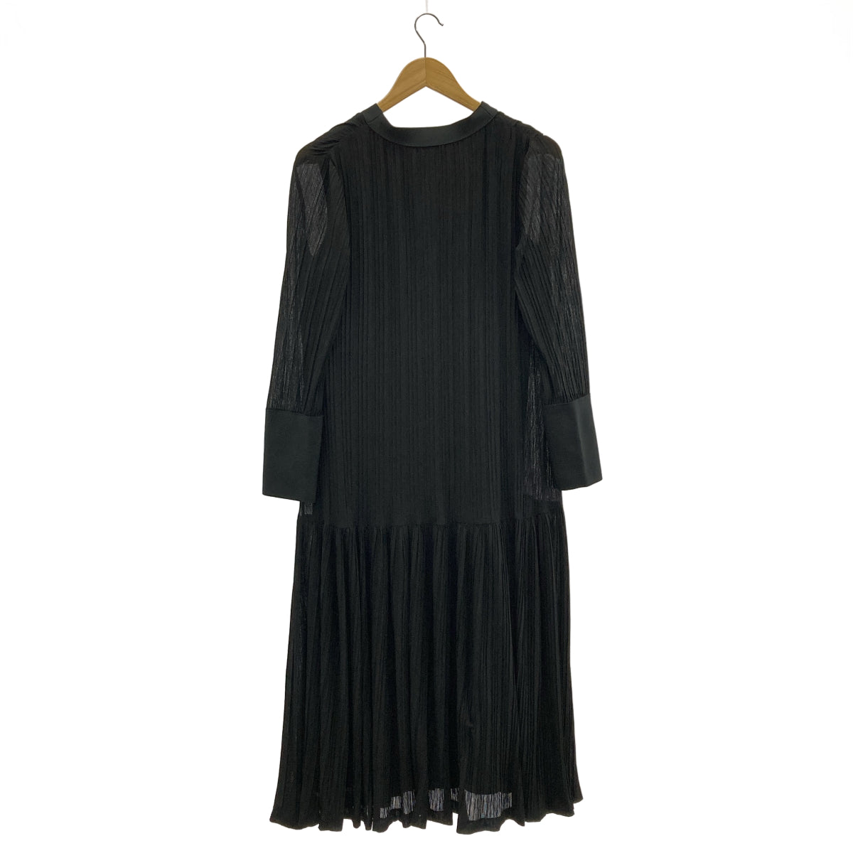 ADORE アドーア 531-1140313 ブラック シアーランダムニットワンピース トップス