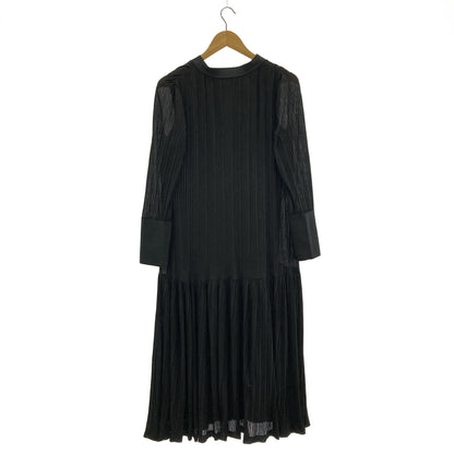 ADORE アドーア 531-1140313 ブラック シアーランダムニットワンピース トップス