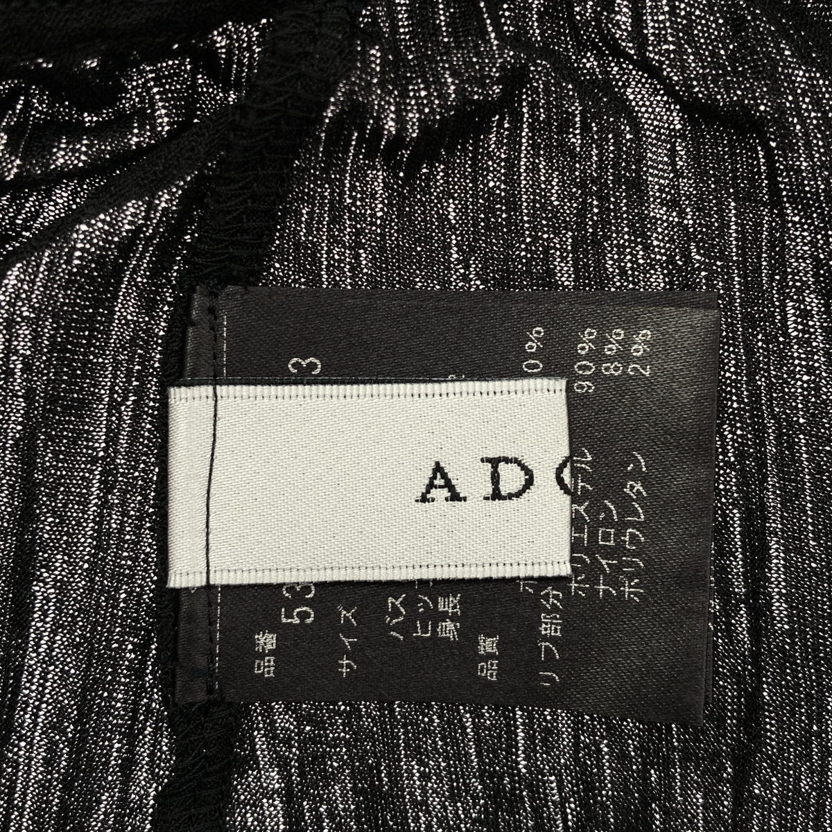 ADORE アドーア 531-1140313 ブラック シアーランダムニットワンピース トップス