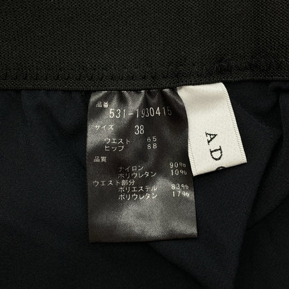 ADORE アドーア 531-1930415 ブラック ナイロン2WAYパンツ ボトムス