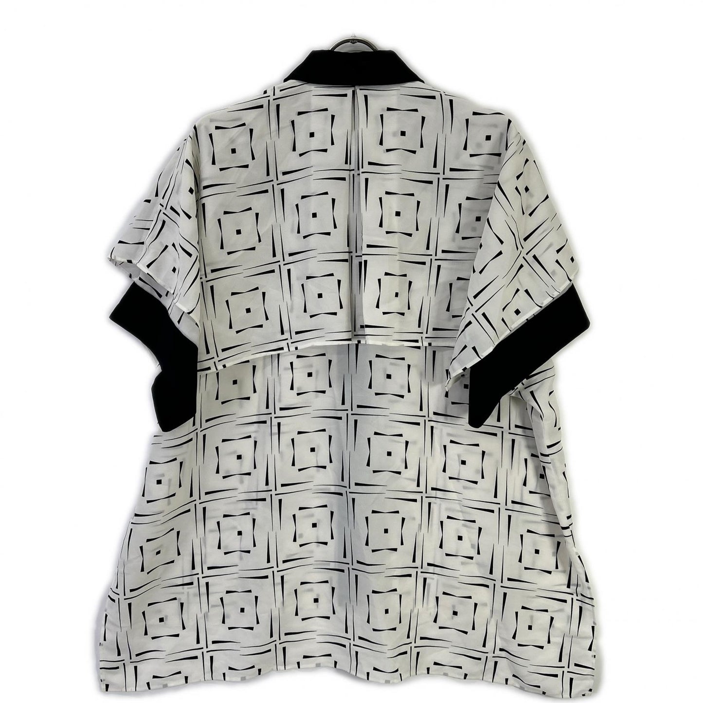 ADORE アドーア 531-1110401 ホワイト モノトーンブロックブラウス トップス