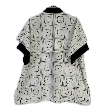 ADORE アドーア 531-1110401 ホワイト モノトーンブロックブラウス トップス