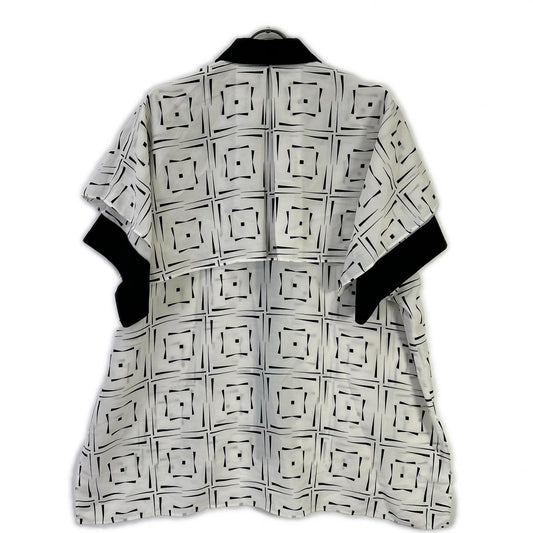 ADORE アドーア 531-1110401 ホワイト モノトーンブロックブラウス トップス