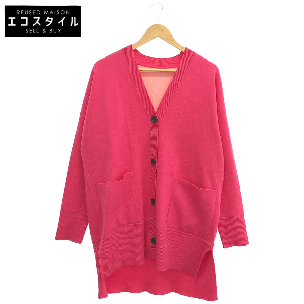 ADORE アドーア 531-1270007 ピンク ダブルニットカーディガン トップス