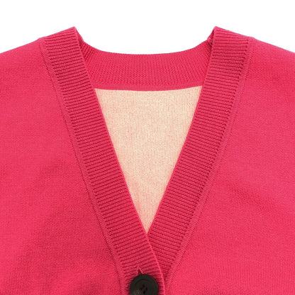 ADORE アドーア 531-1270007 ピンク ダブルニットカーディガン トップス