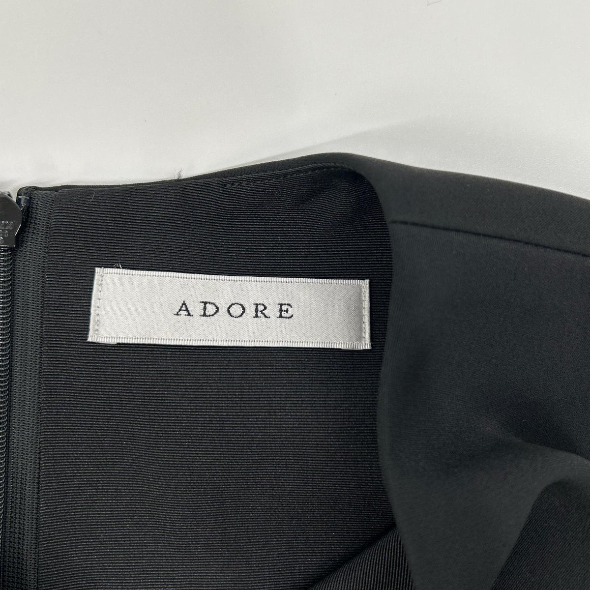 ADORE アドーア 531-0240600 ブラック エアージョーゼットワンピース ワンピース