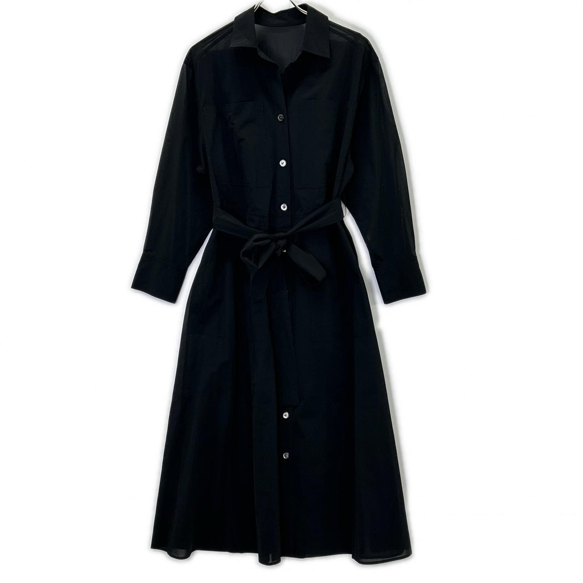 ADORE 531-0140320 black high-twist organza shirt dress, dress