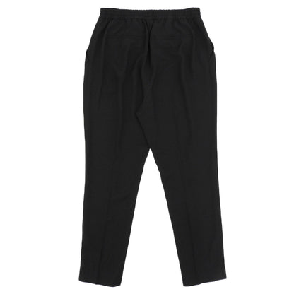 ADORE アドーア 美品 ライトジョーゼットテーパードパンツ ボトムス レディース 黒 ブラック 38 531-0130588 ボトムス
