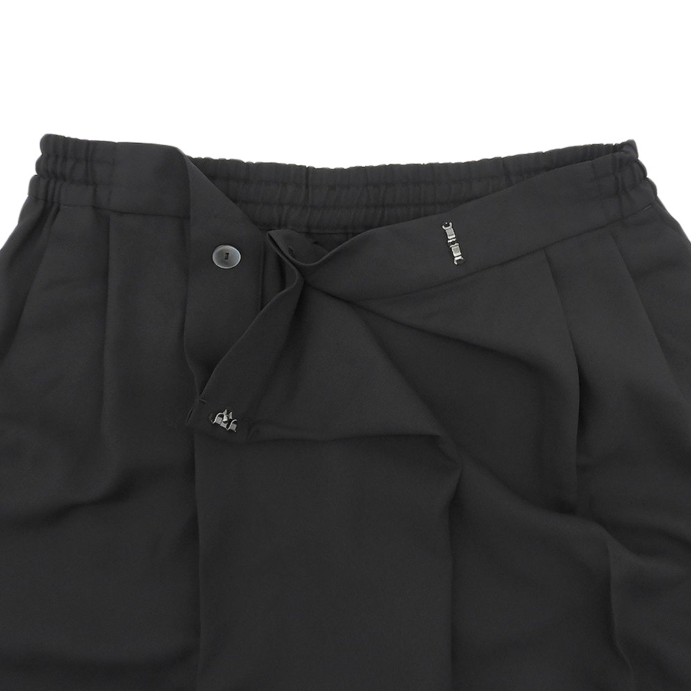 ADORE アドーア 美品 ライトジョーゼットテーパードパンツ ボトムス レディース 黒 ブラック 38 531-0130588 ボトムス